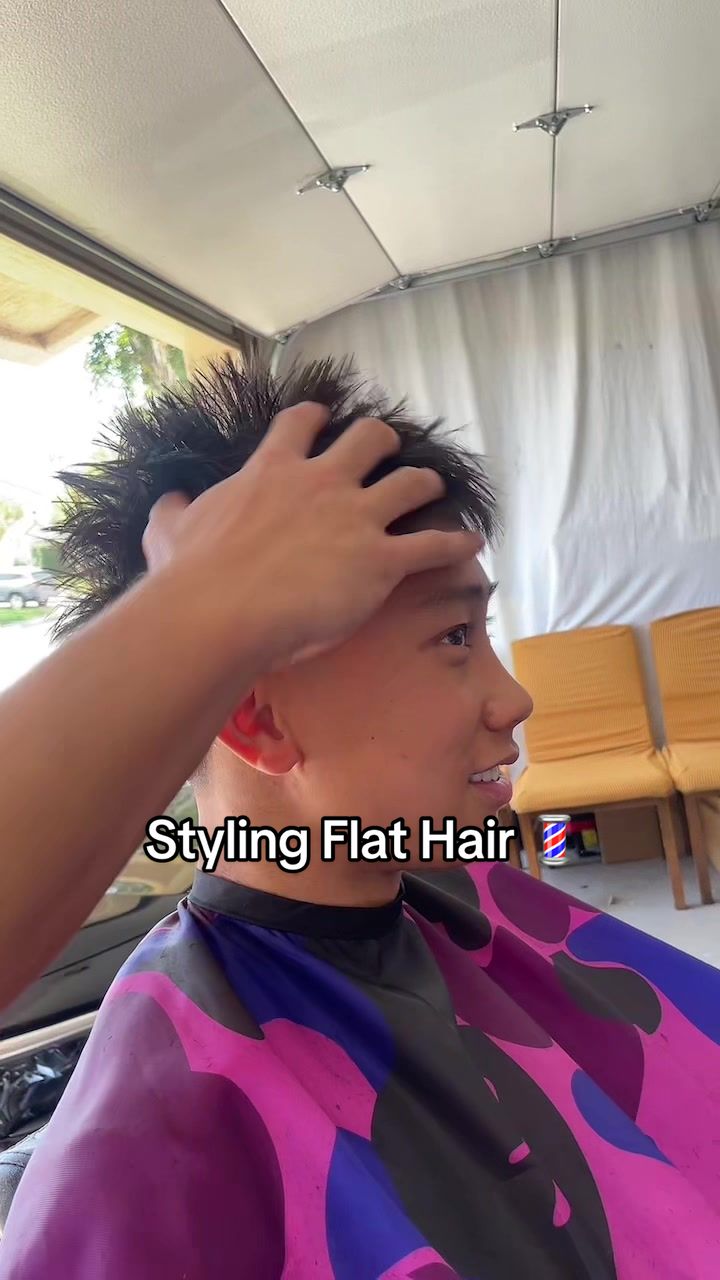 TikTok post by @evancutz for Based BodyWorks. Caption reads: [...] #hair #styling #viral @Based Bodyworks.