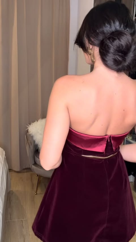 Instagram post by @fedfedr for Rihoas. Caption reads: Special date with my new dress @rihoas_official....