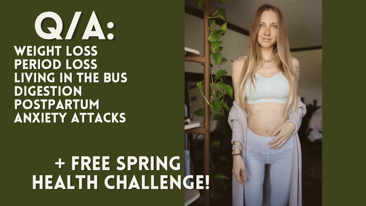 YouTube post by @StellaTheLight for Live Conscious. Caption reads: Q/A | pregnancy weight gain, living in the bus,....