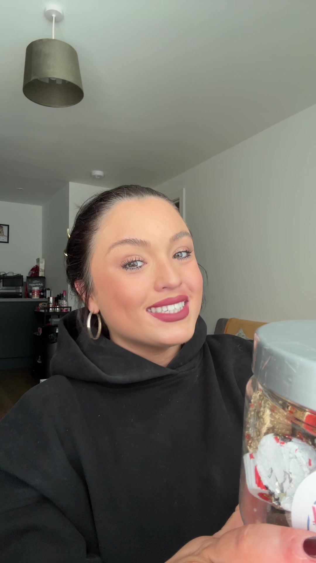 TikTok post by @chelseabrowneofficial for Broadway Candy. Caption reads: @Broadway Candy 500g of Reece’s mini cups 🥜 🍫....