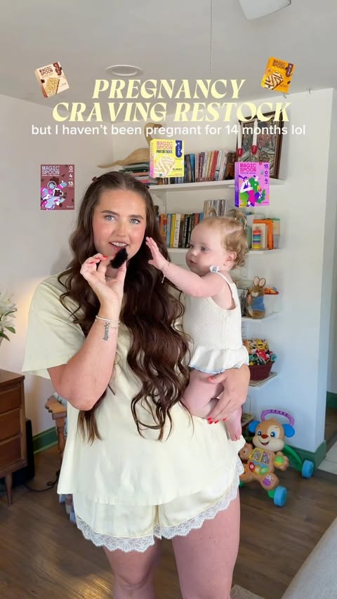 Instagram post by @faithtobolka for Magic Spoon. Caption reads: [...] eat your pregnancy cravings thanks to....