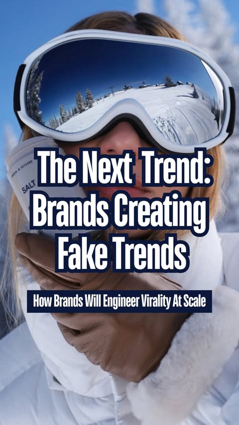 Instagram post by @thebrandblueprint_ for Halfdays. Caption reads: The next viral marketing trend is actually brands....