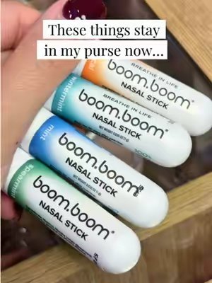 TikTok post by @aaliyahla for BoomBoom. Caption reads: [...] feeling on the go 👃✨ #TikTokShop #BoomBoom....