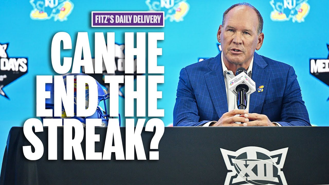 YouTube post by @GoPowercat for Coldest. Caption reads: Can KU's coach finally end Kansas State's 16-year....