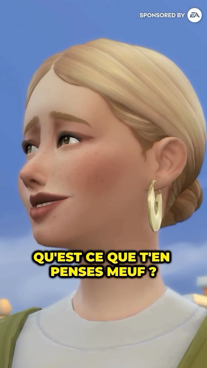 Instagram post by @ultiaa for Electronic Arts. Caption reads: J’ai réalisé mon rêve et créé mon café yoga....