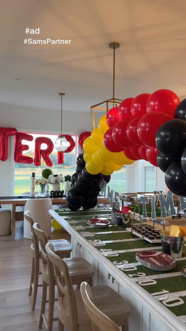 Instagram post by @yolandekelly for Sam’s Club. Caption reads: #SamsPartner #Ad Let’s get ready for tailgate....