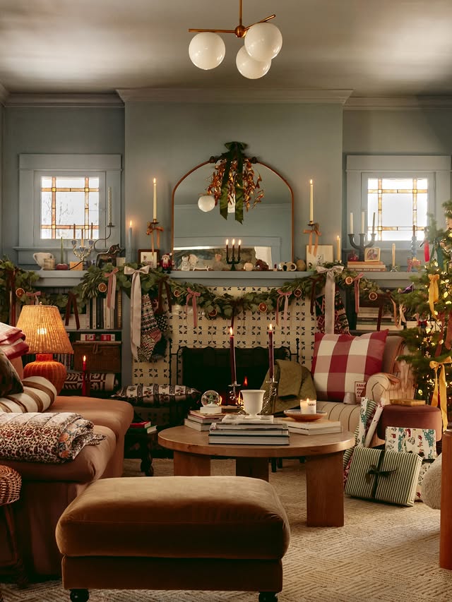 Instagram post by @chalkwhitearrow for Garnet Hill. Caption reads: [...] making everything feel extra cozy. Garnet....