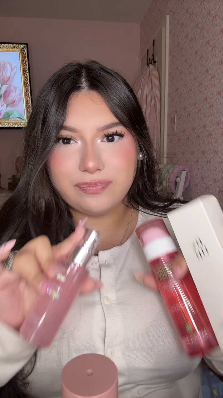 TikTok post by @melsmakeupdiaries for Hanskin Skincare. Caption reads: My favorite skincare finds from TikTok....
