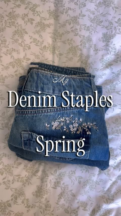 Instagram post by @lilyofthevalley081 for hollister. Caption reads: [...] staple than these denim pieces from....