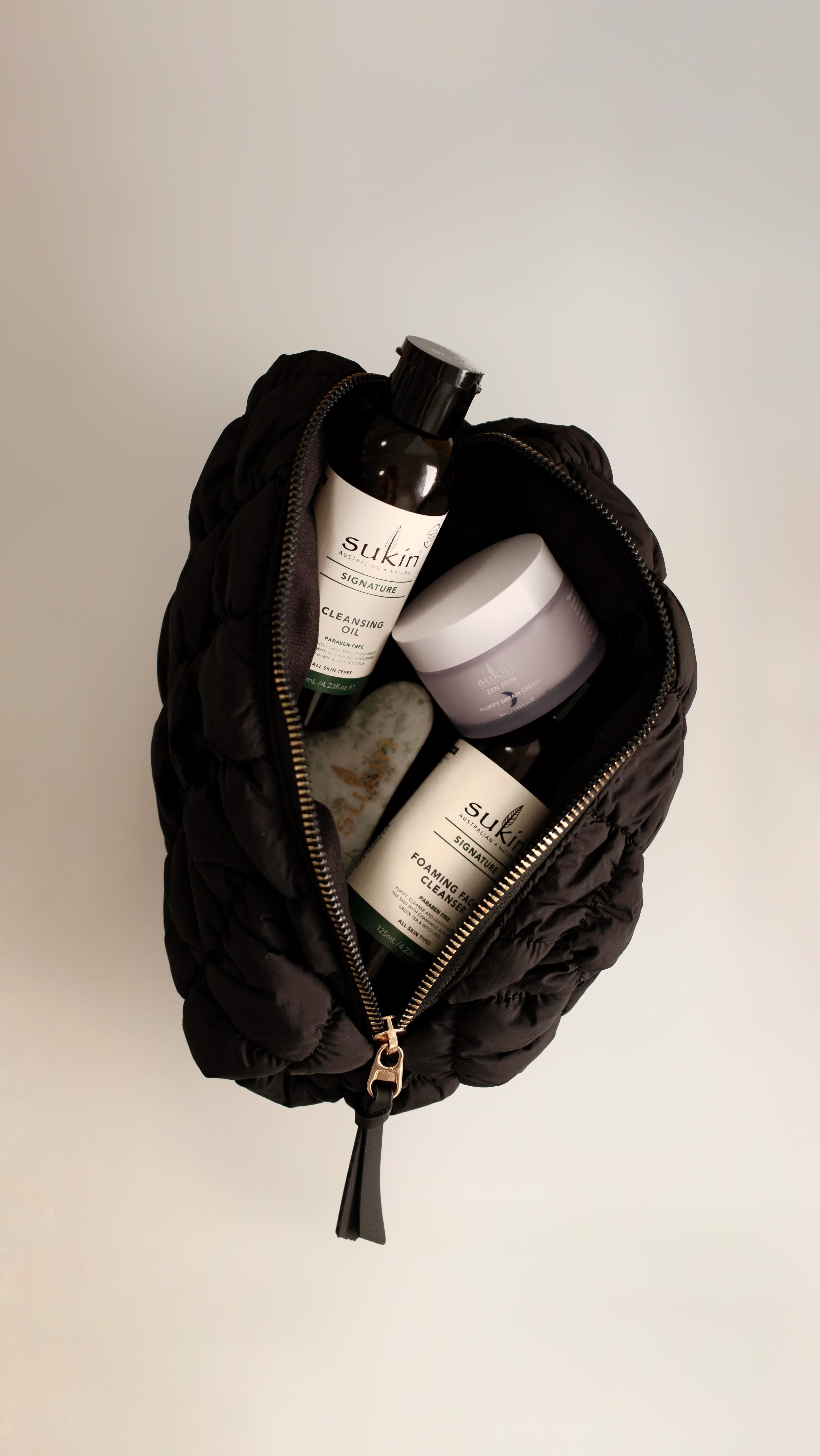 Instagram post by @saigemillgate for Sukin Natural Skincare. Caption reads: I’ve lately been using @sukinskincare and....