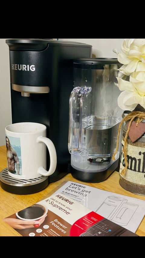 Instagram post by @gray.glam for Keurig. Caption reads: GIFTED| Complimentary Keurig K-Supreme Gen2 for my....