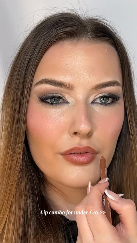 Instagram post by @leah.contentcreator for Collection Cosmetics. Caption reads: [...] in the shade ‘berry nude’ *gifted....