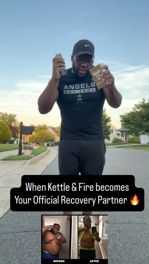 Instagram post by @fastlifejay247 for Kettle & Fire. Caption reads: [...] We’ll also be giving away Kettle & Fire....