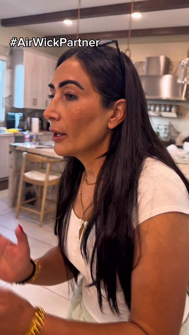 Instagram post by @thefurrhafamily for Air Wick US. Caption reads: #AirWickPartner no fear when you have an Air Wick....