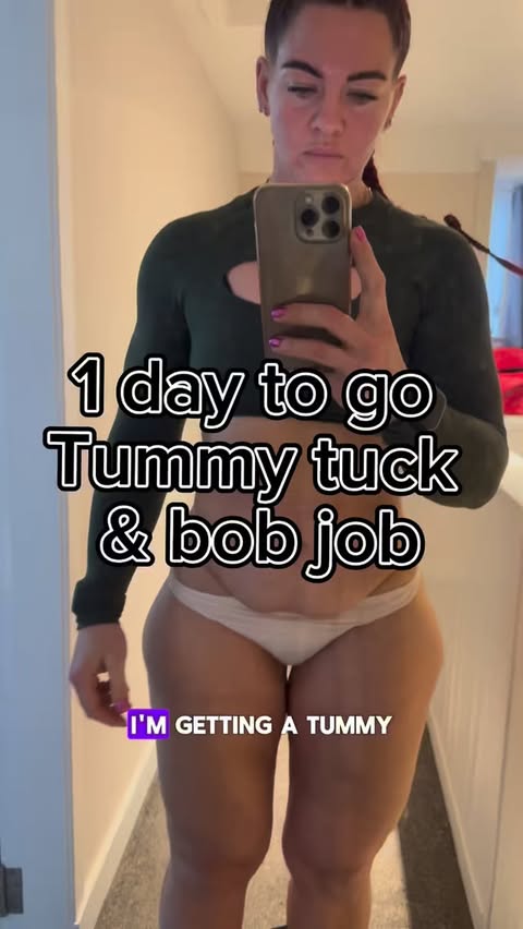 Instagram post by @iam_nbfitness for Esn. Caption reads: Tummy tuck and bob job one day to go….

All packed....