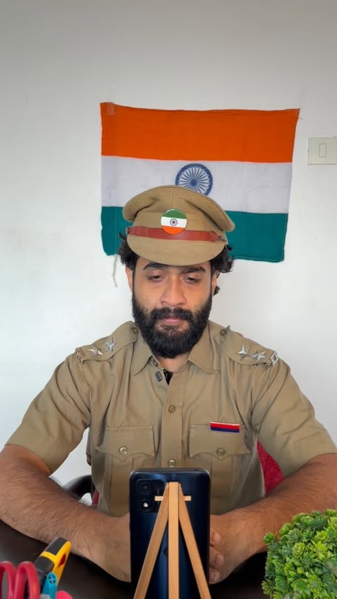 Instagram post by @rjvjgokulraj for ZEE5. Caption reads: [...] red handed 🫡 . . . Watch Patriot on Zee5....