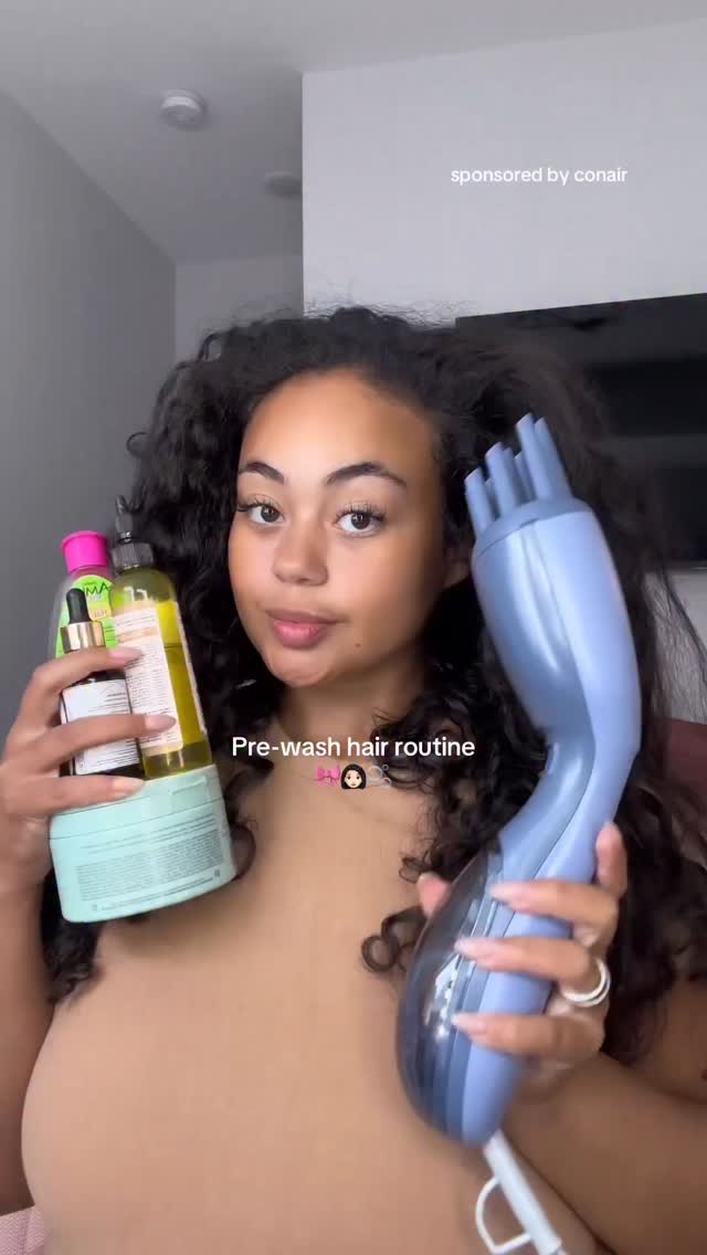 Instagram post by @phaithmontoya for Conair. Caption reads: this @conair steamer has been my secret weapon for....