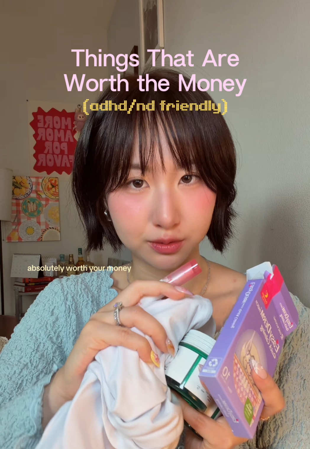 TikTok post by @onedayoneglass for Easyderm Vietnam. Caption reads: Here is a (brutally) honest review of tiktok shop....