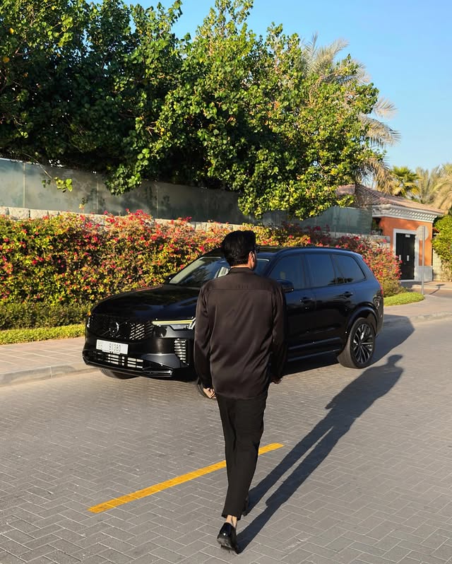 Instagram post by @fawad.aly for Volvo Cars. Caption reads: “Forward Going is Only The Direction”....