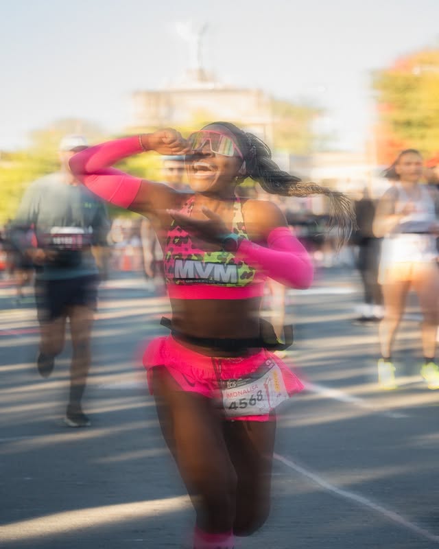 Instagram post by @therunclubpresident for MarsQuest. Caption reads: [...] ⏰ TORONTO MARATHON’24. 8 that 🥣. @marsquest....