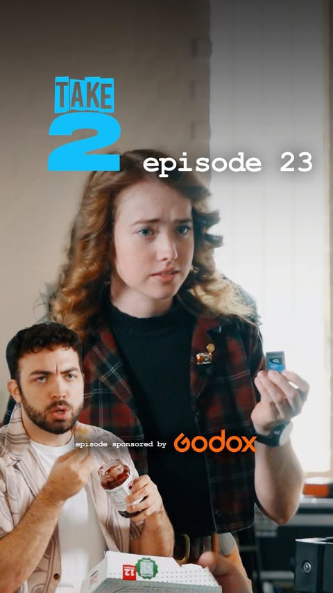 Instagram post by @take2series for Godox. Caption reads: [...] footage (part 1) Episode sponsored by....