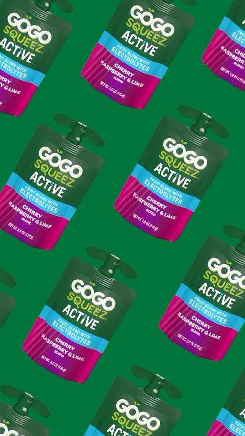 Instagram post by @jessicathesportsrd for GoGo squeeZ. Caption reads: Our friend and certified sports dietitian,....