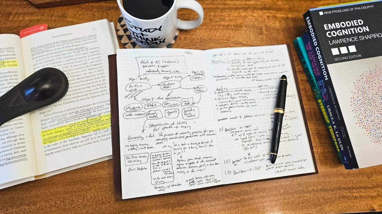 YouTube post by @ParkerNotes for Lochby. Caption reads: Every Self-Learner Should Keep a Compendium....