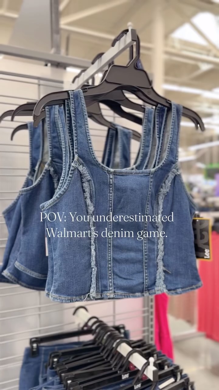 Instagram post by @walmartfavs for Lee Jeans. Caption reads: These denim pieces from Lee Jeans… found at....