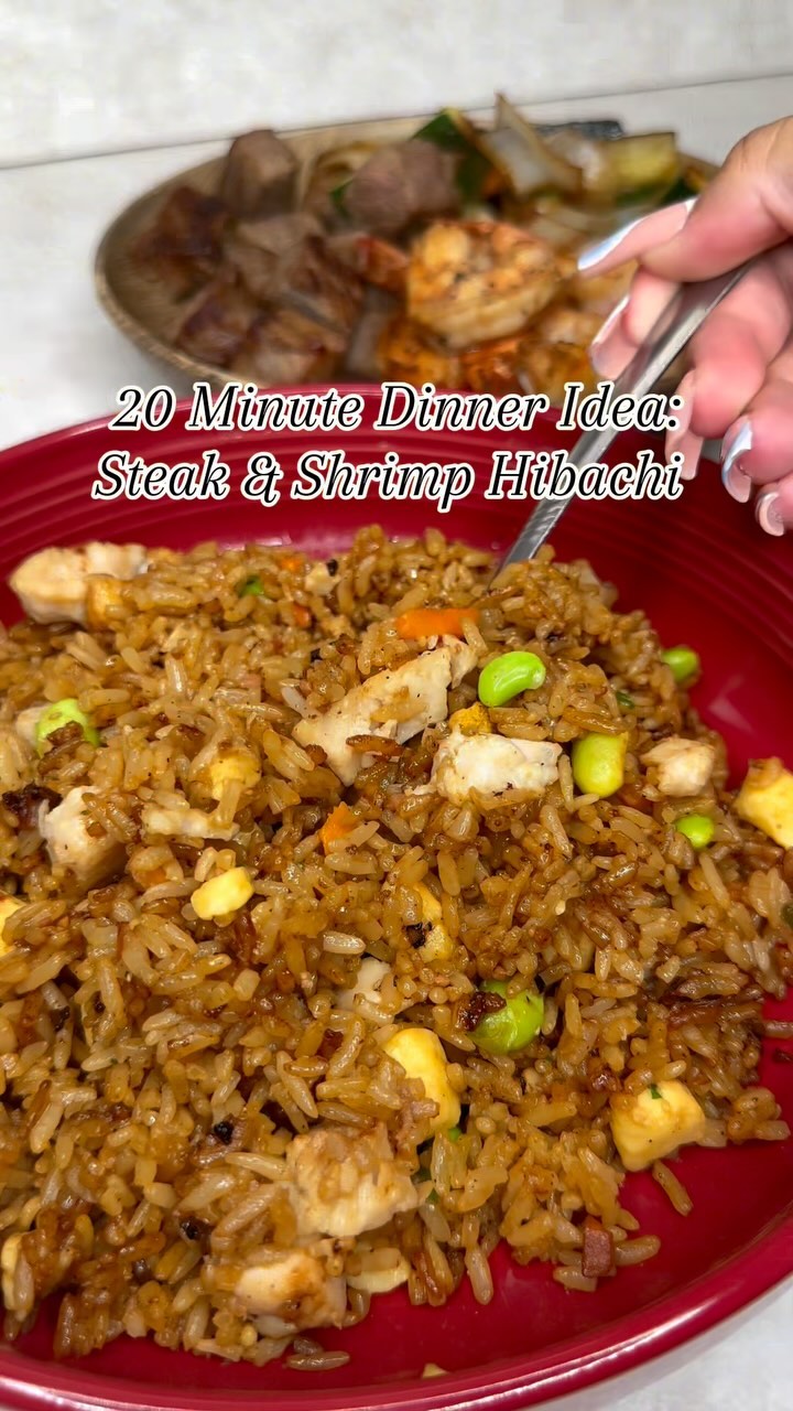 Instagram post by @brisheat for SheSpeaks. Caption reads: #ad 20 Minute Dinner Idea with @ajinomotous x....