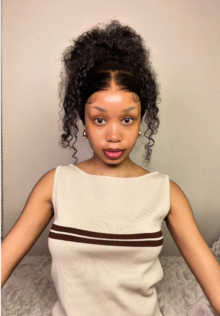 TikTok post by @gorgiiie_m for Geeta Hair. Caption reads: Style my wig from @Geeta Hair @GeetaHair_Review....