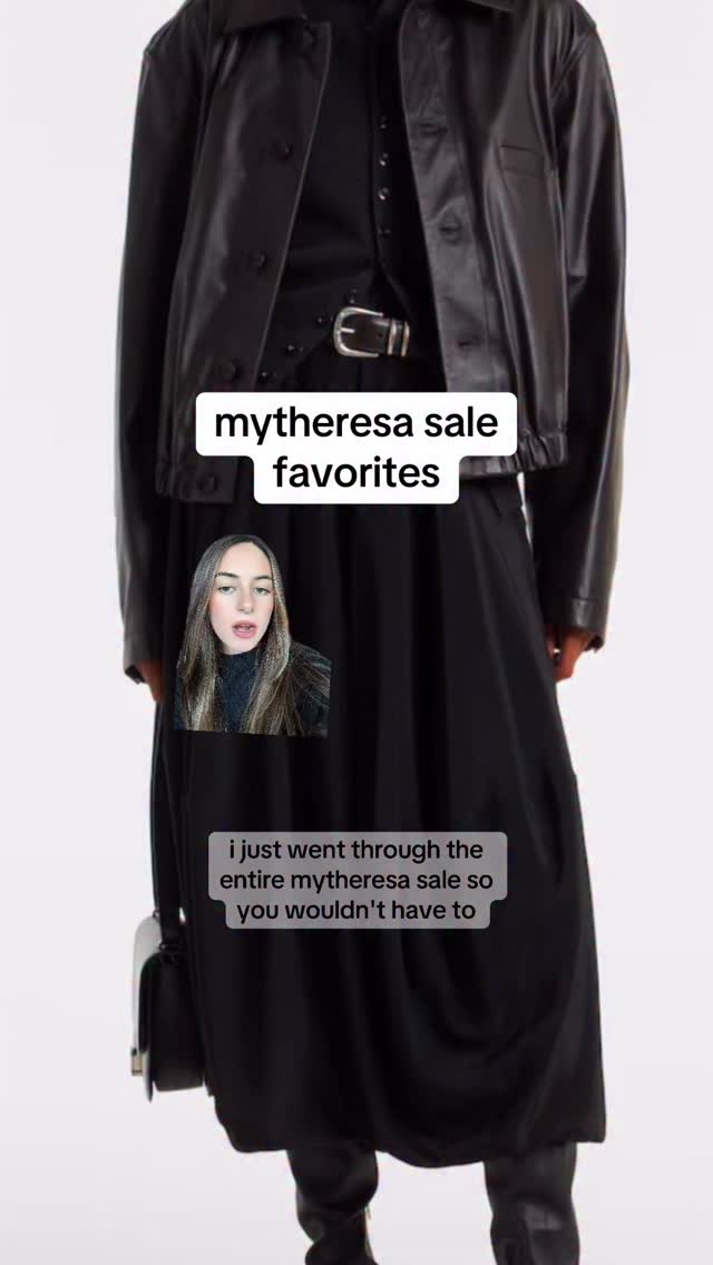 Instagram post by @blakeevinn for Mytheresa. Caption reads: because who doesn’t love a good luxury sale….....