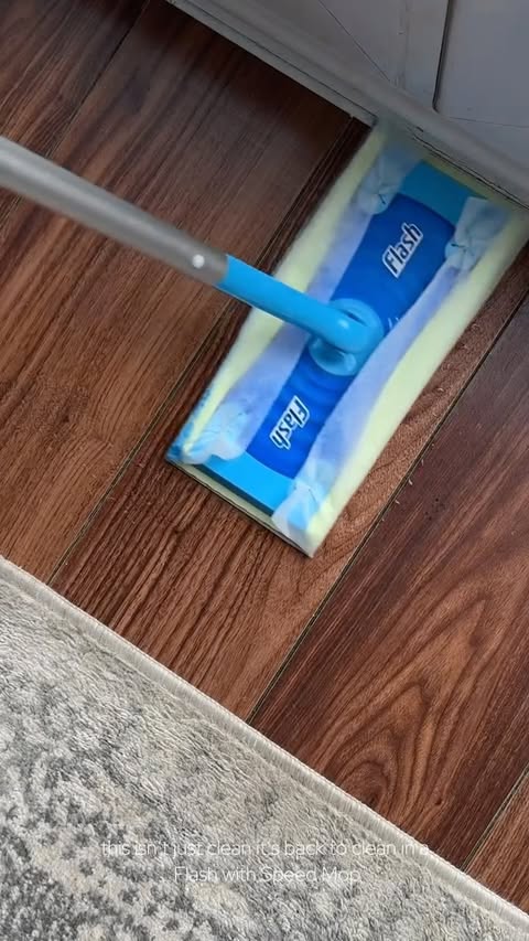 Instagram post by @mrs.ds.cleaning.reviews for SuperSavvyMe. Caption reads: From Dull to Gleaming floors in a Flash! My....