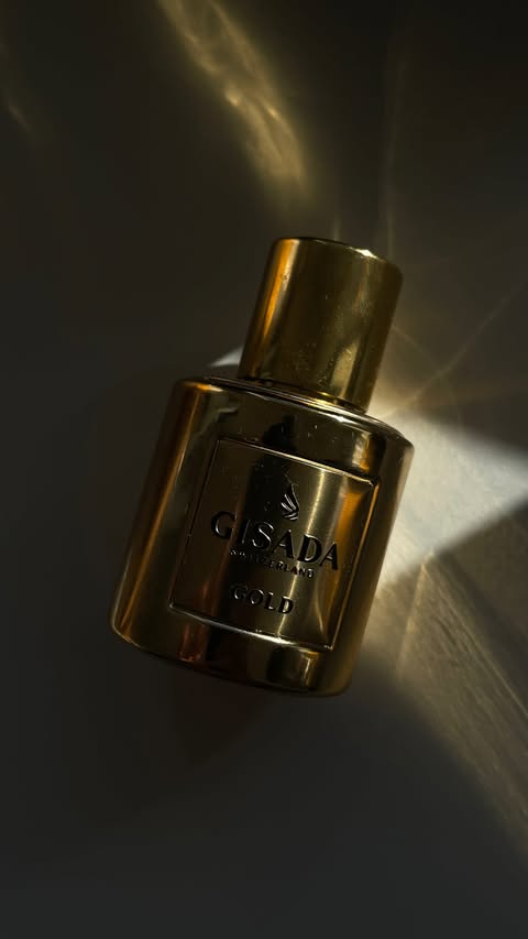 Instagram post by @bouaziz_oussma for Gisada. Caption reads: Ad | Gisada Ambassadora Gold premium [...].