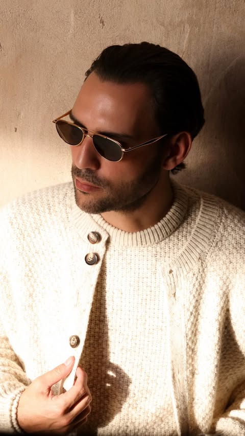 Instagram post by @ahmaddaabas for Mytheresa. Caption reads: [...] and understated luxury. Curated with....