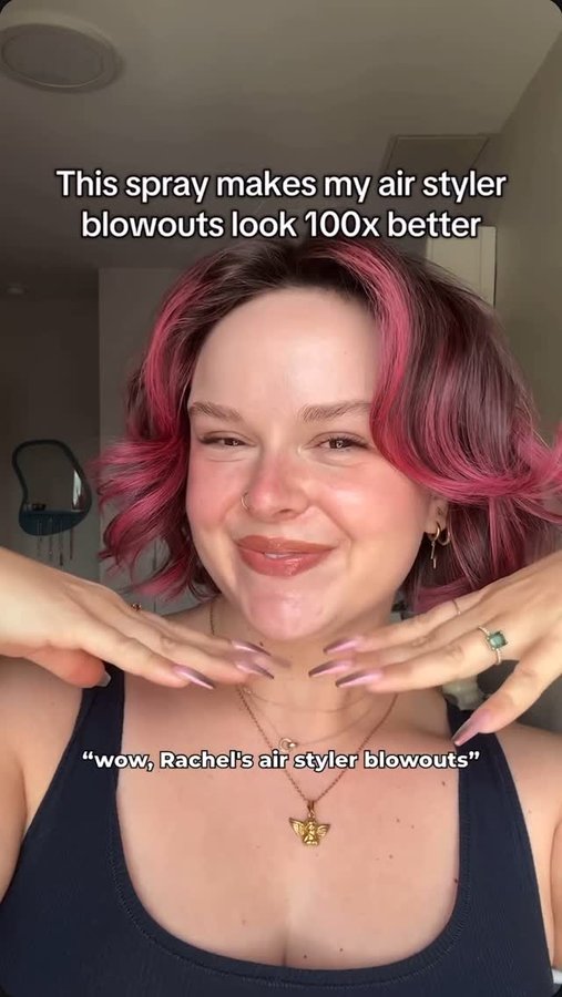 Instagram post by @hydrationceo for Verb Products. Caption reads: #ad This @verbproducts Frizz Defense Spray is....