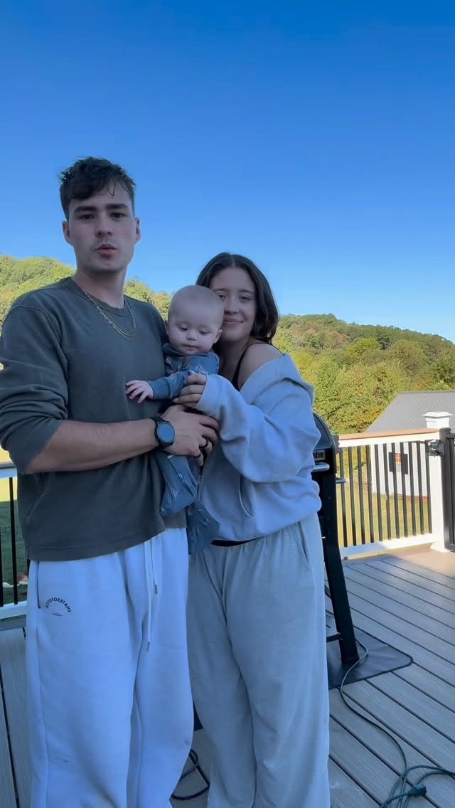 Instagram post by @brady_stauffer_15 for Weber Grills. Caption reads: SO excited to have our new @webergrills Searwood....