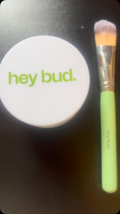 Instagram post by @jasmeet_reen for Hey Bud Skincare. Caption reads: [...] this beautiful Hemp Clay Mask from....