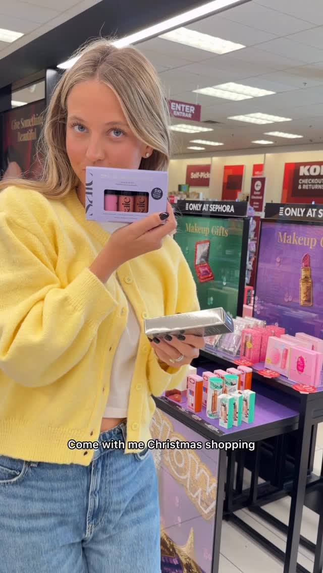 Instagram post by @kbelllbeauty for Kohl's. Caption reads: Beauty gifts are always a good idea!!! And you can....