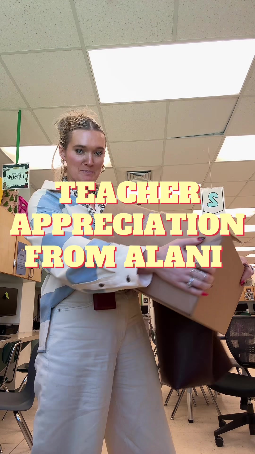 TikTok post by @beccakate29 for Alani Nu. Caption reads: Hey @Alani Nutrition love you. MEAN IT! [...].
