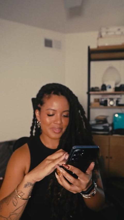 Instagram post by @nnekaj for Samsung #withGalaxy. Caption reads: What’s one feature that’s made your creative....
