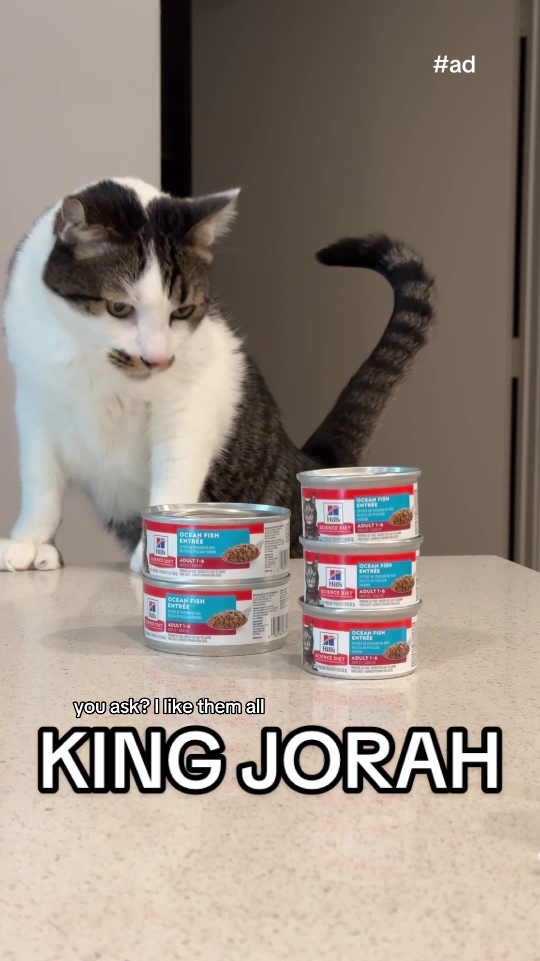 TikTok post by @nikidetrich for Petco. Caption reads: #ad Do you have a tiny King or Queen at home? Feed....