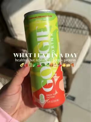 TikTok post by @kels_fit for Legion Supplements. Caption reads: [...] day of eats 🥑🍓🥗🥬🍕🥦🍔🍫 @Legion....