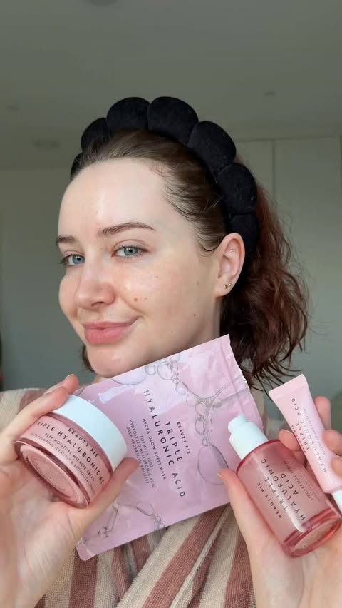 Instagram post by @youglowgrrl for BEAUTY PIE. Caption reads: [...] Your daily dose of deep hydration with....