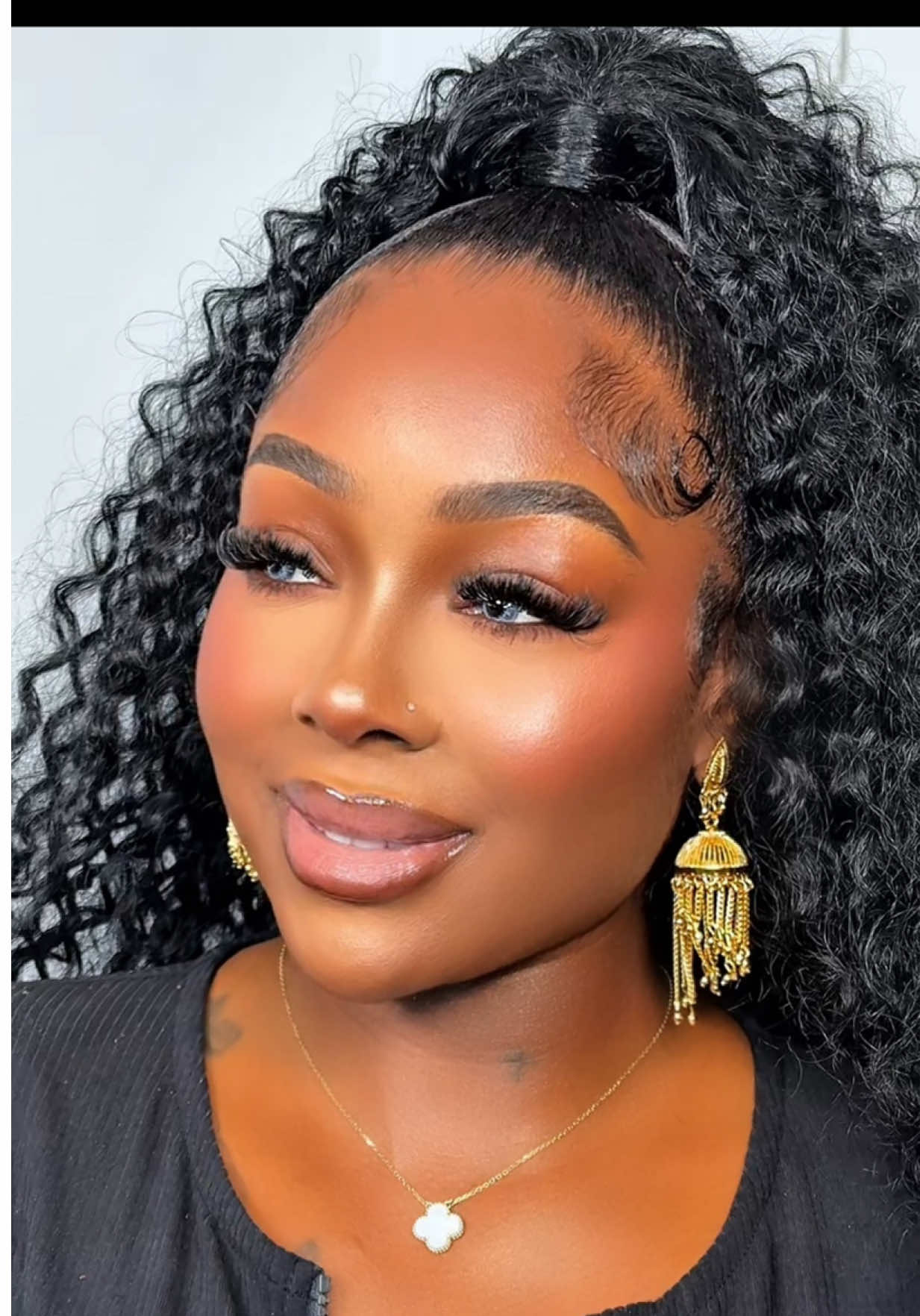 TikTok post by @adorea.beauty for Dose of Colors. Caption reads: Watch me paint 🎨💄 #ADOREABEAUTY Makeup Artist:....