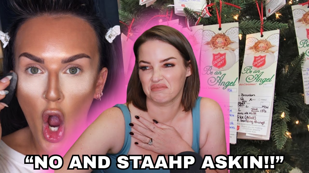 YouTube post by @IAMCCSuarez for MeUndies. Caption reads: ANGEL Tree DRAMA is taking over TIKTOK: the....