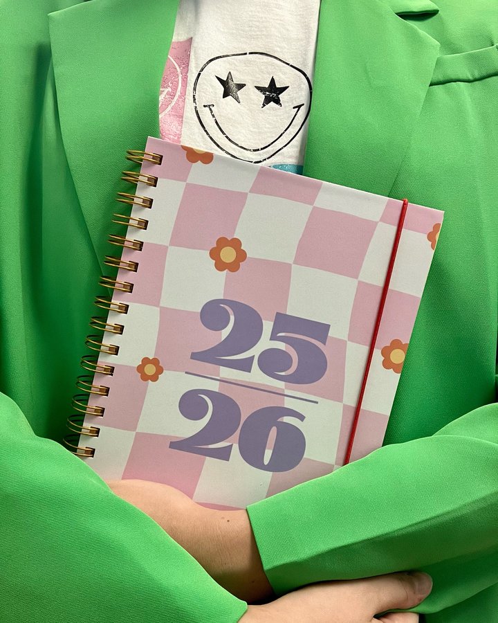 Instagram post by @mrs.mcclainsbrains for So Typical Me. Caption reads: [...] 2025-2026 teacher planners from @sotypicalme....