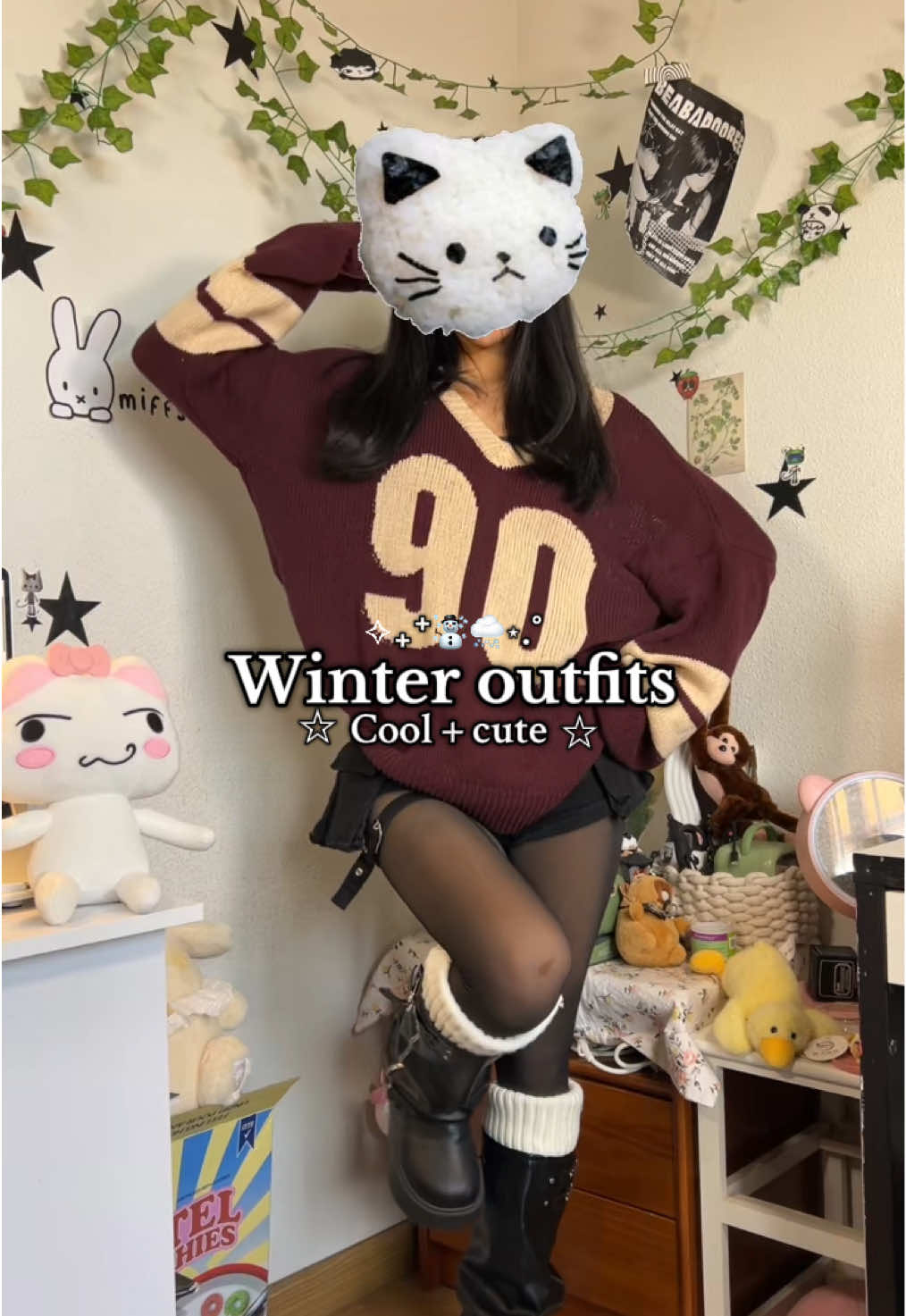 TikTok post by @arttt.inspo for Cider. Caption reads: Winter outfit inspo with @Cider !☃️<3 #cidergang....