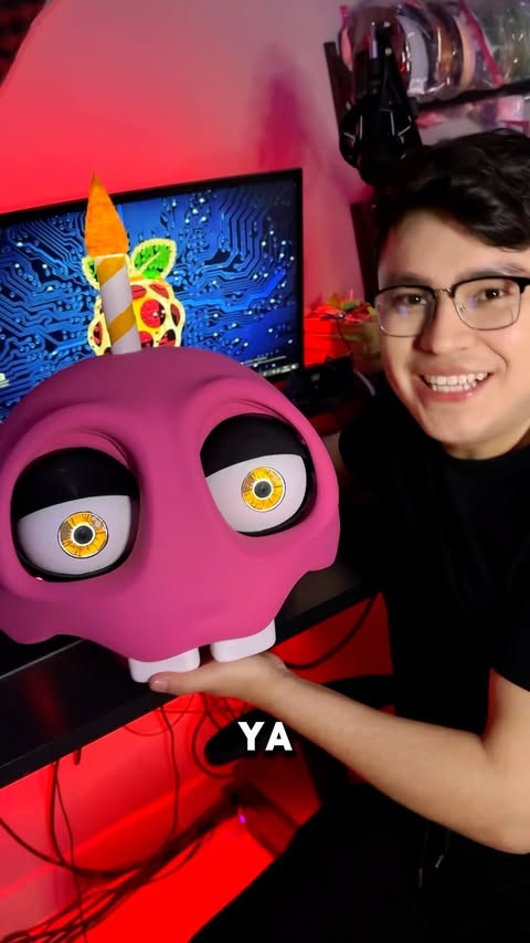 Instagram post by @bio.makers for JLCPCB. Caption reads: [...] #fnafmovie #fnafedit #fnafcosplay #jlcpcb.