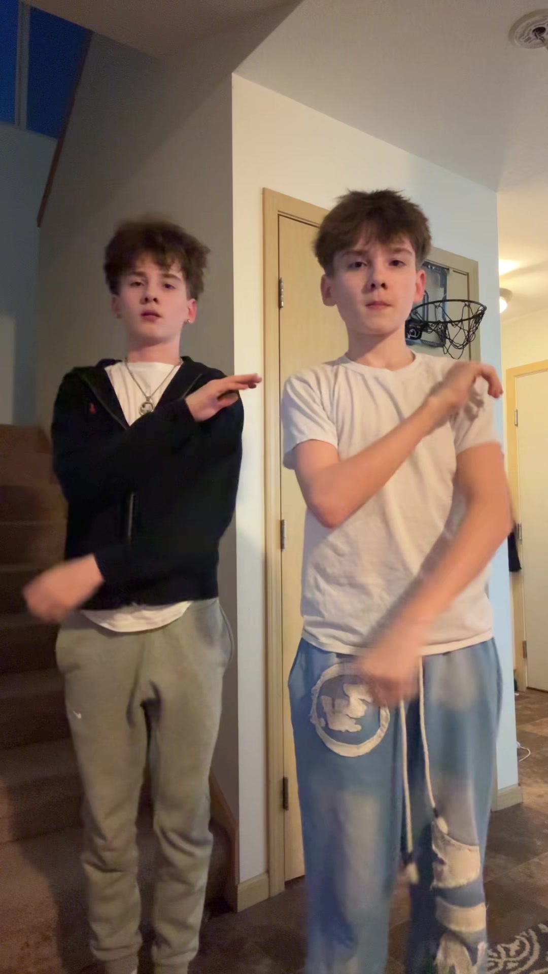 TikTok post by @finnwarren26 for Timeloop Visionz. Caption reads: Pants from @timeloopvisionz use code FINN at....