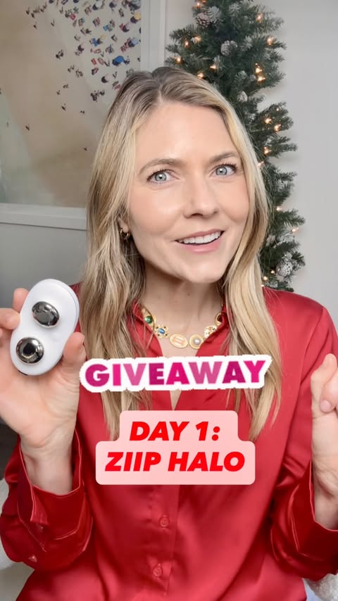 Instagram post by @trinaalbus for ZIIP Beauty. Caption reads: ***GIVEAWAY CLOSED*** On Day 1 of the 12 Days of....